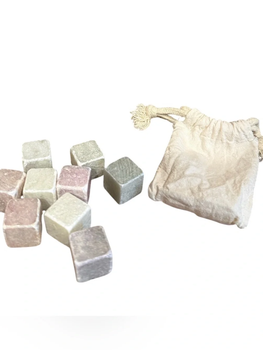 💚💰BOGO FREE 9 Pc Whiskey “Rocks” Stone Ice Cubes